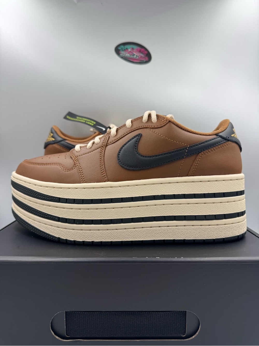 Nike Air Jordan 1 Triple Stack SE Light British Tan BRAND NEW Size 10.5 Women